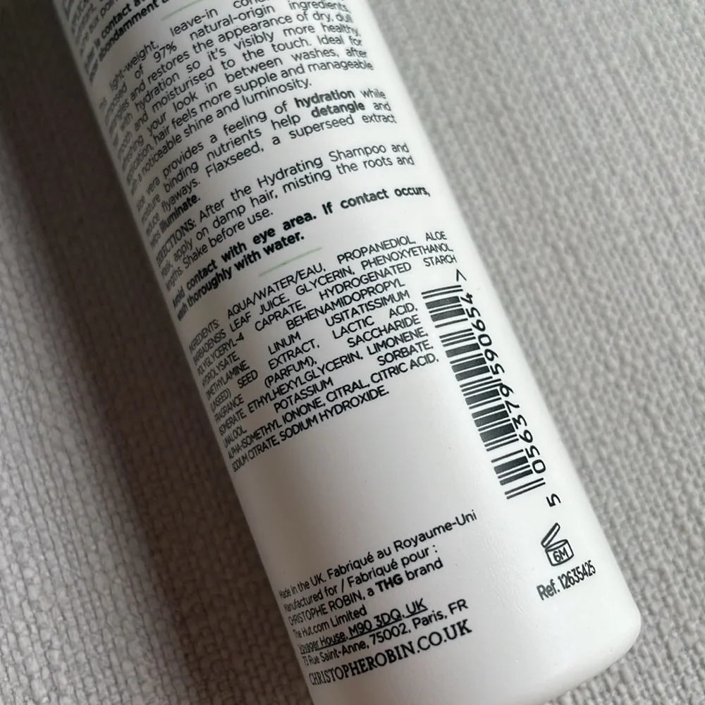 Christophe Robin Hydrating Leave-In Mist with Aloe Vera